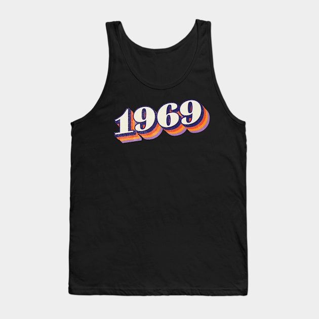 1969 Birthday Year Tank Top by Vin Zzep